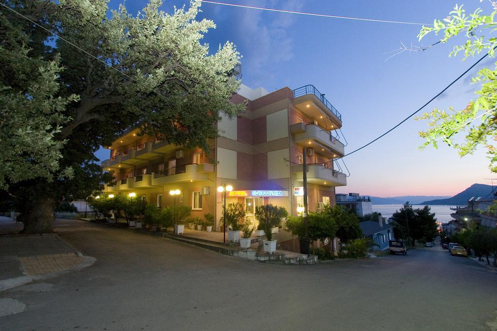 Hotel Kallithea Lutrá Edipszú Kültér fotó